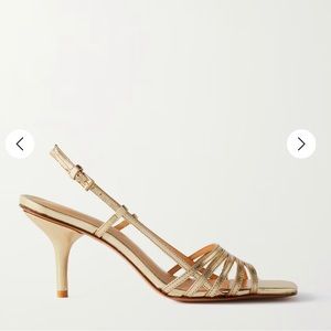 Elsie gold reformation sling back